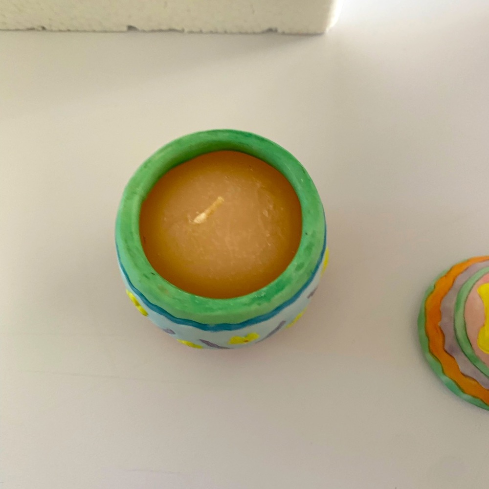 Ceramic Easter Egg Candles NWT - Picture 8 of 9